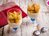 Panna cotta à l'ananas caramélisé + La box découverte bio l'Heure du goûter