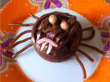 Muffin Araignée d'Halloween par Caroline la Praline